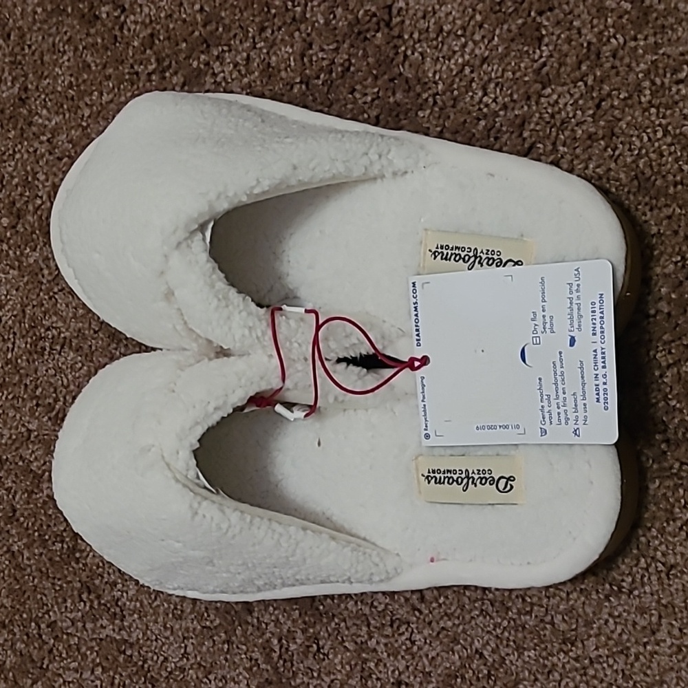 Womens dear foam sleepers size M 7-8